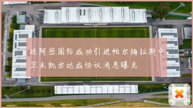 迈阿密国际成功引进帕尔梅拉斯中卫米凯尔达成协议消息曝光
